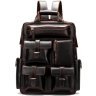Функциональный городской рюкзак из натуральной кожи с карманами VINTAGE STYLE (14711) - 1