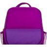 Школьный текстильный рюкзак фиолетового цвета с единорогом Bagland 55697 - 4