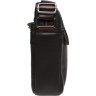 Мужская кожаная сумка-планшет коричневого цвета через плечо на молнии Keizer (21401) - 4