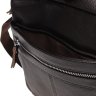 Мужская кожаная сумка-планшет коричневого цвета через плечо на молнии Keizer (21401) - 6