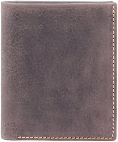 Винтажный мужской кошелек из натуральной кожи темно-коричневого цвета с RFID - Visconti Javelin 68997