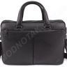 Деловая кожаная мужская сумка формата А4 (вмещает ноутбук) H.T Leather (10322) - 5