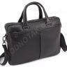 Деловая кожаная мужская сумка формата А4 (вмещает ноутбук) H.T Leather (10322) - 3