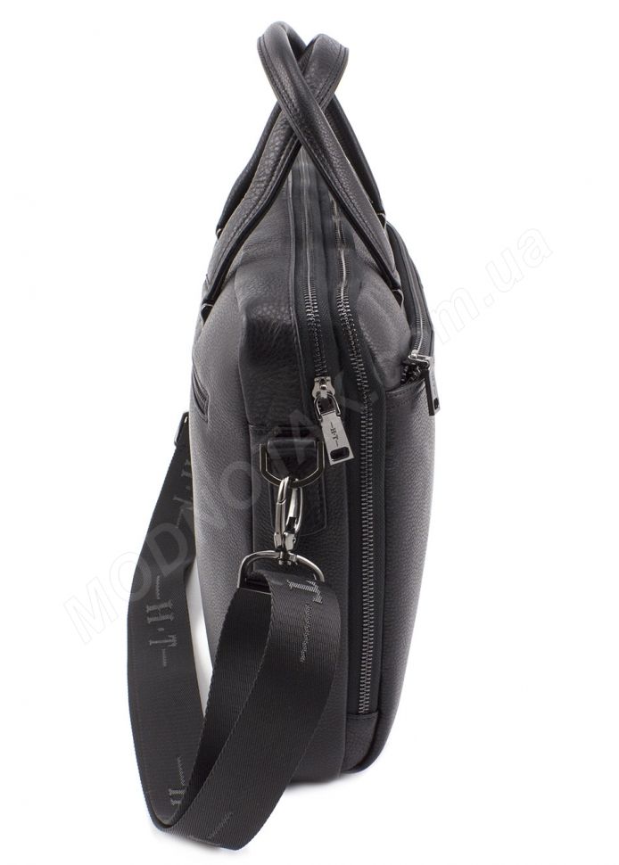 Деловая кожаная мужская сумка формата А4 (вмещает ноутбук) H.T Leather (10322)