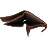 Винтажный мужской кошелек из натуральной кожи коричневого цвета Vintage (14484) - 8