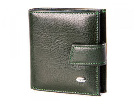 Миниатюрный женский кожаный кошелек зеленого цвета ST Leather (17475)
