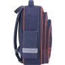 Школьный рюкзак из текстиля серого цвета с единорогом Bagland (53698) - 3
