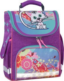 Фиолетовый каркасный рюкзак из текстиля с принтом Bagland 55398