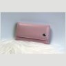 Женская вертикальная светло-розовая ключница из натуральной кожи ST Leather (14033) - 8
