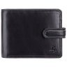 Черное классическое мужское портмоне из натуральной кожи с карманом для монет Visconti Riccardo 70699 - 1