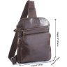 Удобная мужская сумка рюкзак через одно плечо VINTAGE STYLE (14185) - 3