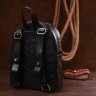Компактный женский рюкзак из натуральной кожи черного цвета Shvigel (16317) - 8