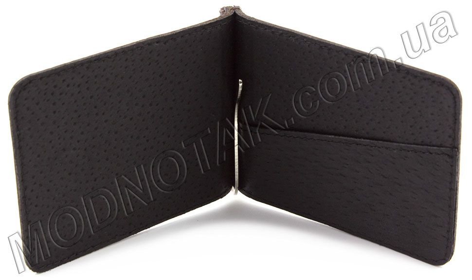 Коричневый кожаный зажим для купюр на магните ST Leather (17823)