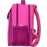 Большой малиновый рюкзак для школы из износостойкого текстиля с принтом Bagland (55499) - 2