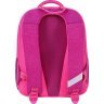 Большой малиновый рюкзак для школы из износостойкого текстиля с принтом Bagland (55499) - 3