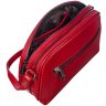Фирменная женская сумка красного цвета из натуральной кожи Desisan (3136-4) - 5