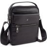 Мужская наплечная сумка среднего размера из натуральной кожи высокого качества H.T. Leather 68599 - 1