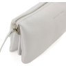 Белая женская сумка-клатч из натуральной кожи итальянского производства Grande Pelle (59099) - 6