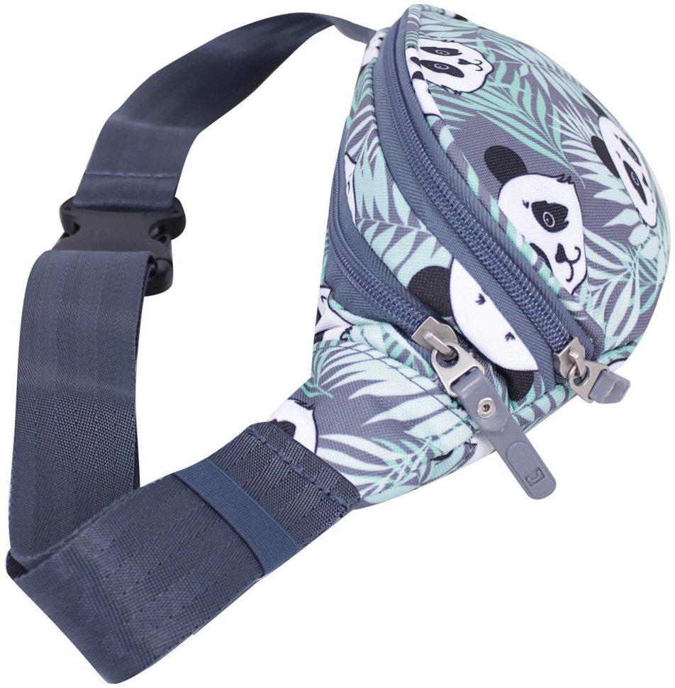 Детская бананка (поясная сумка) с принтом панд из Оксфордского текстиля Bagland 111400 modnotak фото №2