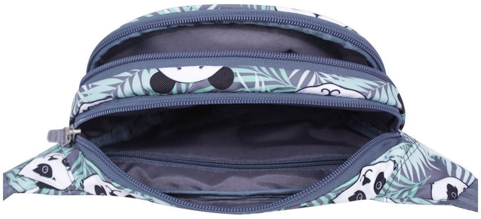 Детская бананка (поясная сумка) с принтом панд из Оксфордского текстиля Bagland 111400 modnotak фото №4