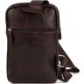 Мужской рюкзак из натуральной кожи коричневого цвета VINTAGE STYLE (14624) - 10