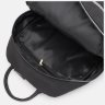 Функціональний жіночий рюкзак із чорного текстилю на два відділення Monsen 71800 - 5