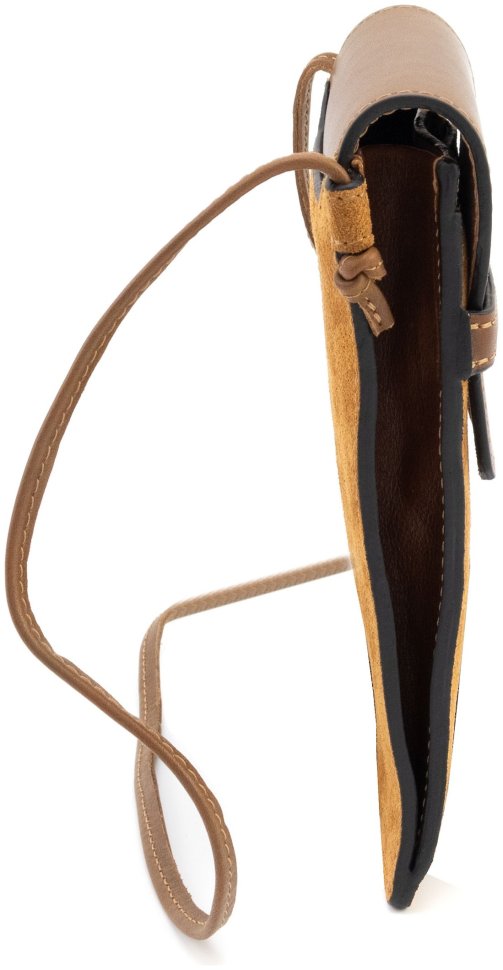 Жіноча шкіряна сумочка для телефону Grande Pelle 102300 (Італійська шкіра) modnotak фото №3