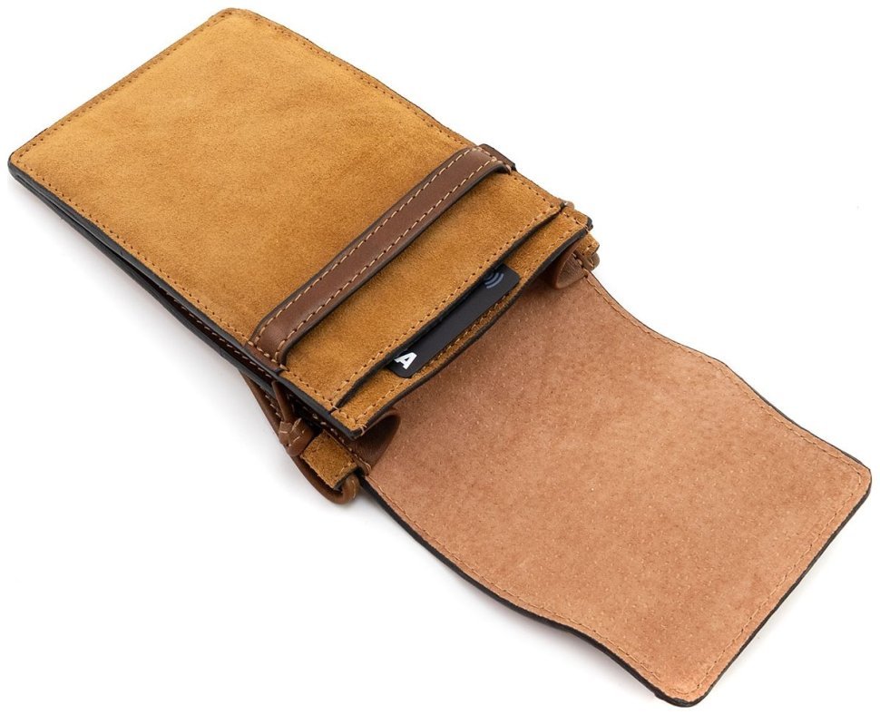 Жіноча шкіряна сумочка для телефону Grande Pelle 102300 (Італійська шкіра) modnotak фото №8