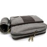 Текстильная серая мужская сумка через плечо с отделением для бутылочки TARWA (19948) - 4