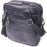 Стильная мужская сумка на плечо из натуральной зернистой кожи Vintage (2421398) - 1
