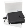 Мужской кожаный кошелек на кнопке с зажимом ST Leather 102800 (черный) modnotak фото - 7