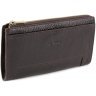 Чоловічий гаманець-клатч темно-коричневого кольору з фактурної шкіри Tony Bellucci (10565) - 1
