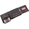 Мужское портмоне темно-коричневого цвета из винтажной кожи Tony Bellucci (10568) - 5