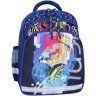 Якісний шкільний рюкзак синього кольору з текстилю Bagland (53700) - 7