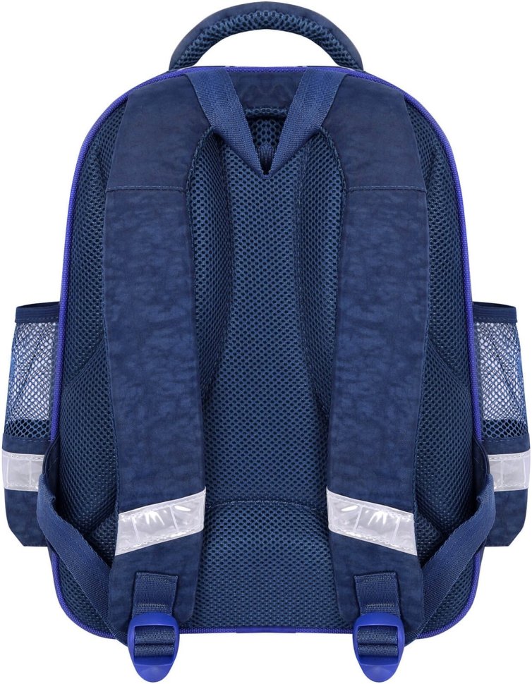 Якісний шкільний рюкзак синього кольору з текстилю Bagland (53700)