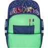 Якісний шкільний рюкзак синього кольору з текстилю Bagland (53700) - 10