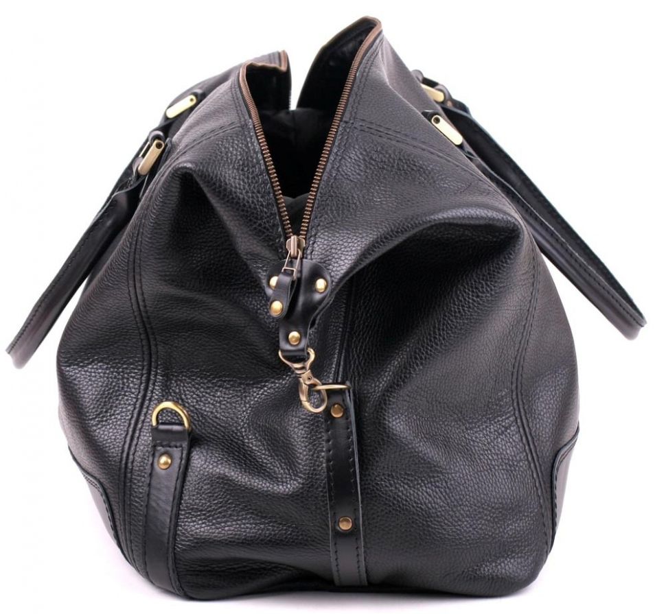 Велика дорожня сумка з натуральної якісної шкіри Travel Leather Bag (11003)