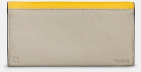 Яскравий жіночий гаманець із фактурної шкіри на кнопці Yoshi Y1252 CB 94400 (різнокольоровий)