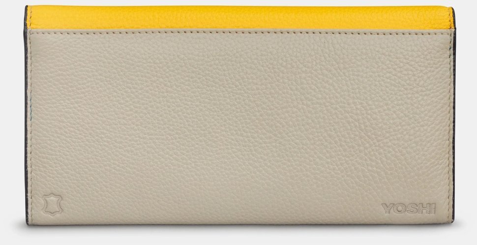 Яркий женский кошелек из фактурной кожи на кнопке Yoshi Y1252 CB 94400 (разноцветный) modnotak фото №2