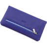 Яркий женский кошелек синего цвета из кожи турецкого производства KARYA (1161-245) - 4
