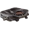Солидная деловая мужская сумка-портфель из натуральной кожи черного цвета SHVIGEL (19108) - 5
