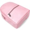 Розовый женский рюкзак из натуральной кожи Shvigel (16304) - 2