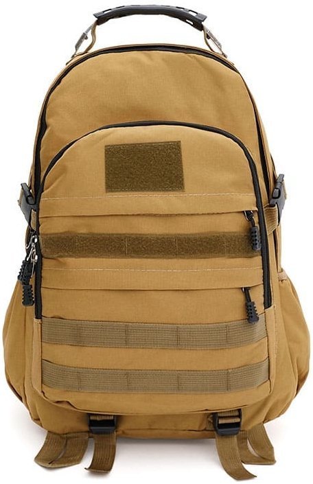 Чоловічий рюкзак з поліестеру кольору хакі Monsen 64900