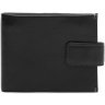 Чоловіче шкіряне портмоне чорного кольору із затискачем для купюр Ricco Grande 65000 - 1