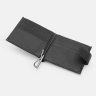 Мужское кожаное портмоне черного цвета с зажимом для купюр Ricco Grande 65000 - 5