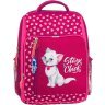 Модный школьный рюкзак для девочек из текстиля с котиком Bagland 55700 - 1