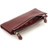 Кожаный женский кошелек бордового цвета с кистевым ремешком ST Leather 1767400 - 9