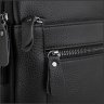 Шкіряна чоловіча сумка-барсетка невеликого розміру в чорному кольорі Tiding Bag 77500 - 4