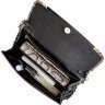 Невелика сумка - клатч з натуральної шкіри морського ската чорного кольору STINGRAY LEATHER (024-18219) - 4