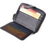Чорно-червоний жіночий гаманець маленького розміру з натуральної шкіри CANPELLINI (2421490) - 4